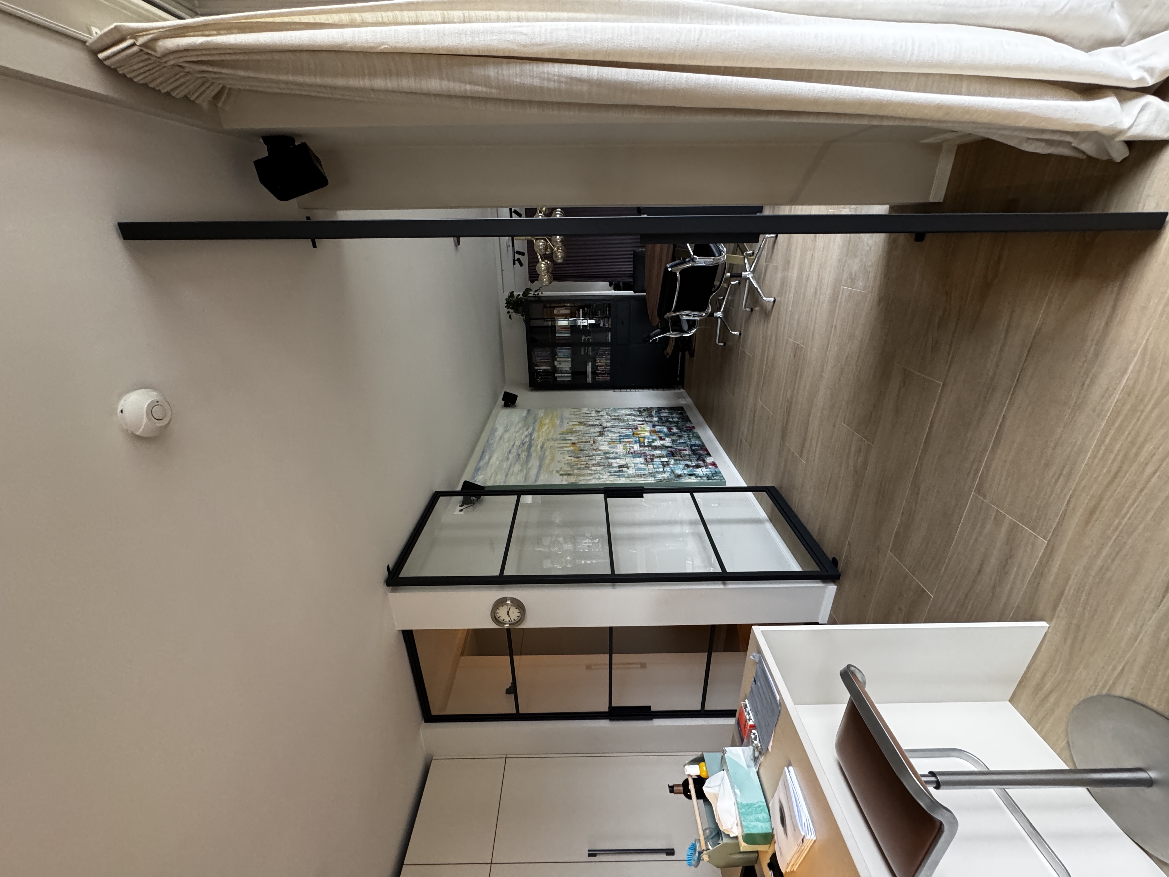 Stalen taatsdeur in RAL 7021 in Amsterdam