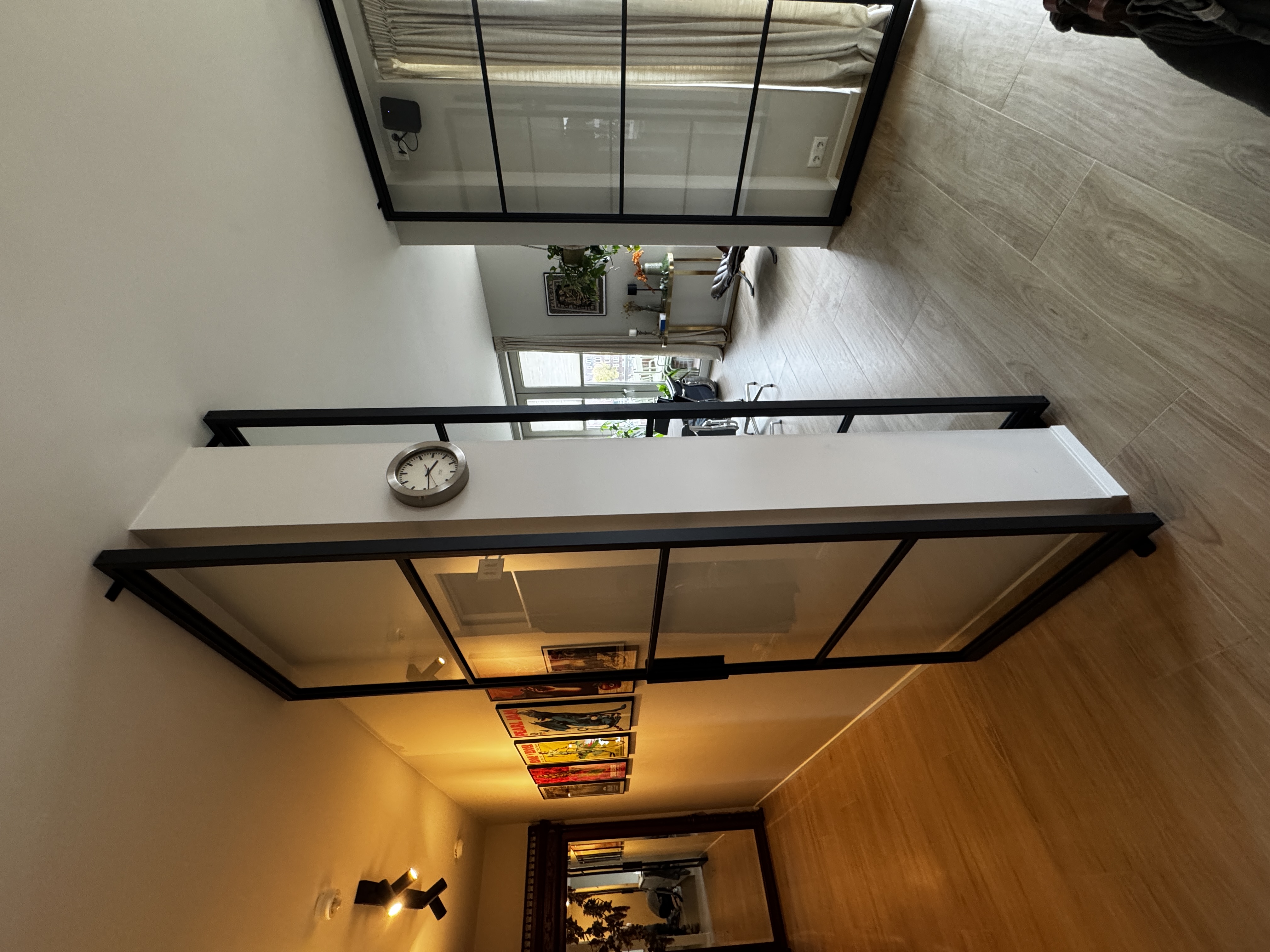 Stalen taatsdeur in RAL 7021 in Amsterdam