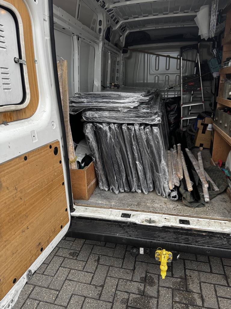 Stalen pui in het Energiehuis Dordrecht