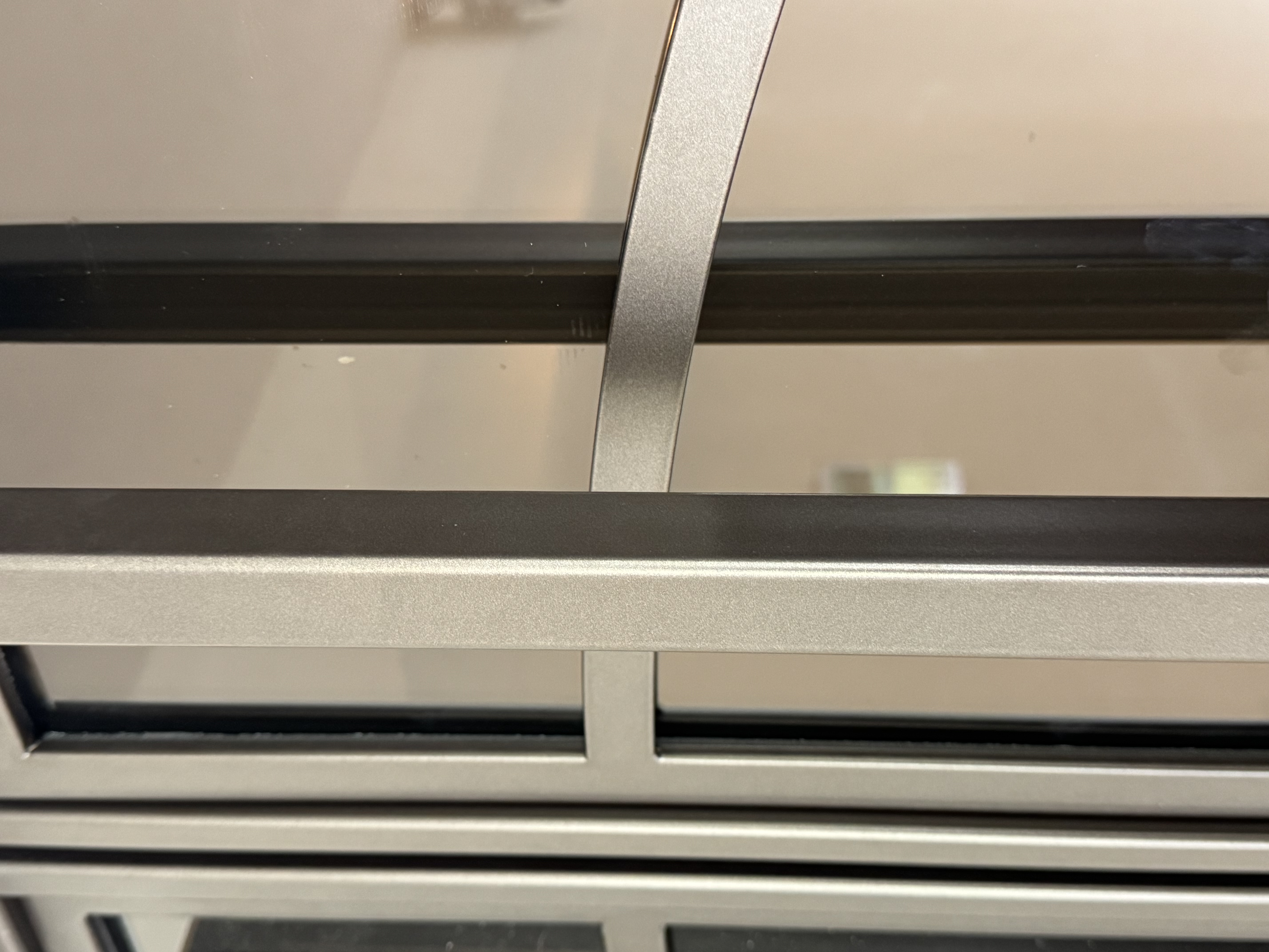 Stalen deur detail