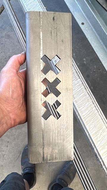 Stalen pui met geïntegreerde balustrade — Amsterdam